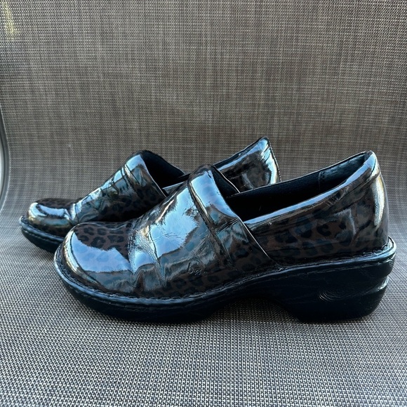 BOC Peggy brown slip on clogs, Cheetah, 10 - Picture 1 of 10
